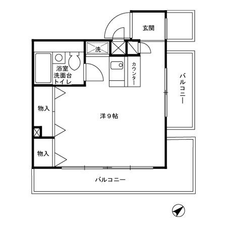 【間取り】 | アヴェニュー千歳台