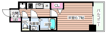 【間取り】 | プレサンス海老江ジャルダン