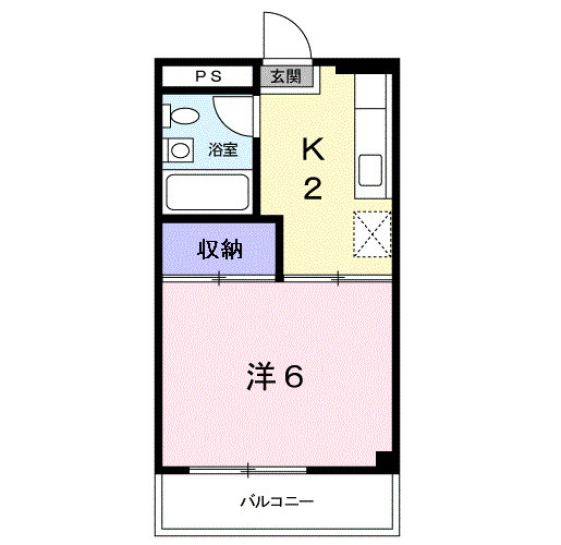 光ハイツ・杉本の間取り