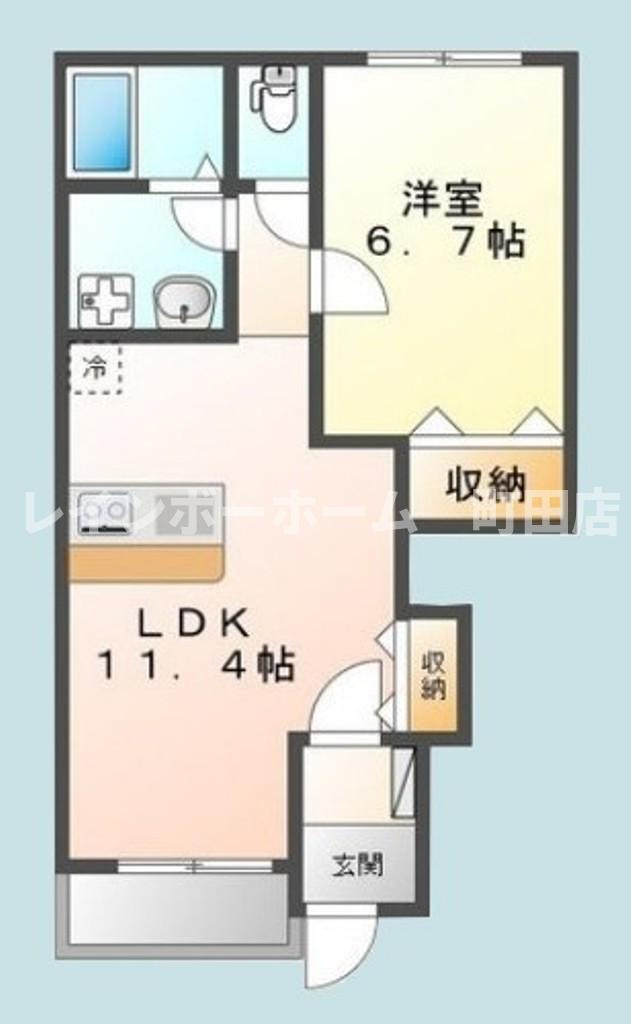 コンフォース※初期費用分割後払いサービス利用可能物件の間取り