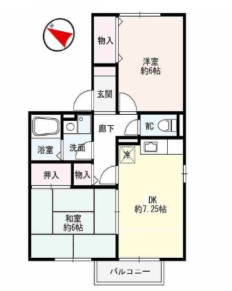 ビバーチェ須磨の間取り