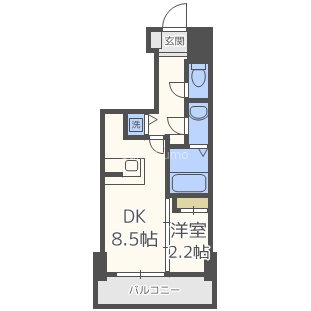 ルーエ天満橋の間取り