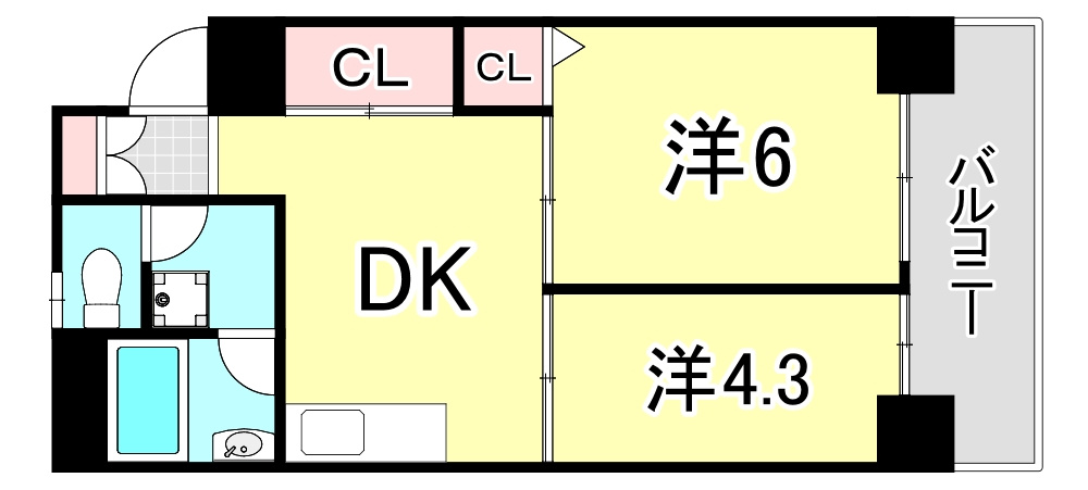 ハイコート甲子園の間取り
