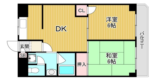 【間取り】 | エバーグリーン旭