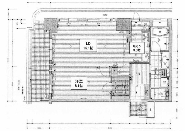 リーガルタワー船場の間取り