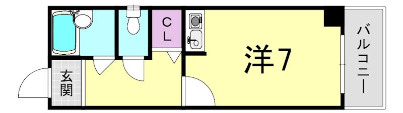 プリエ南船場の間取り
