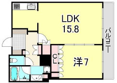 The Kitahamaの間取り