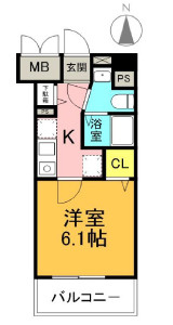 ブランドール新町の間取り
