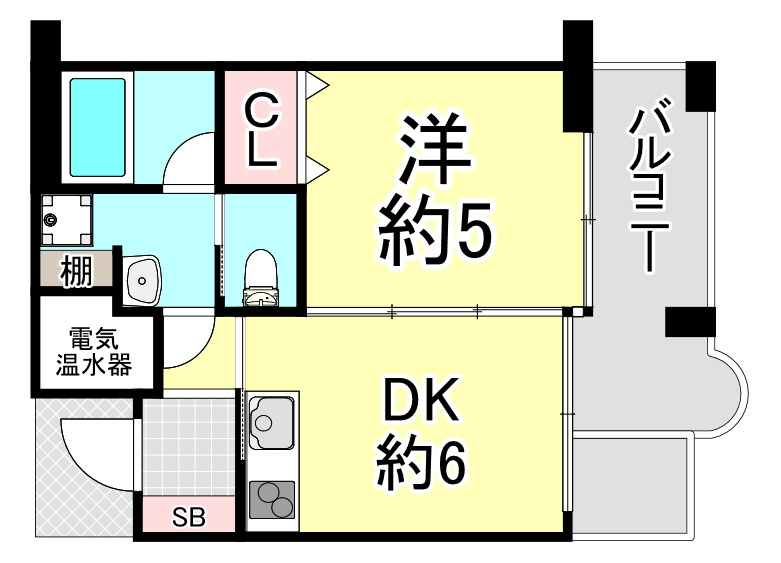 チェリービュウ芦屋川の間取り