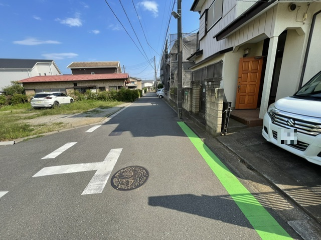 船橋市みやぎ台1丁目　土地の外観|前面道路の様子