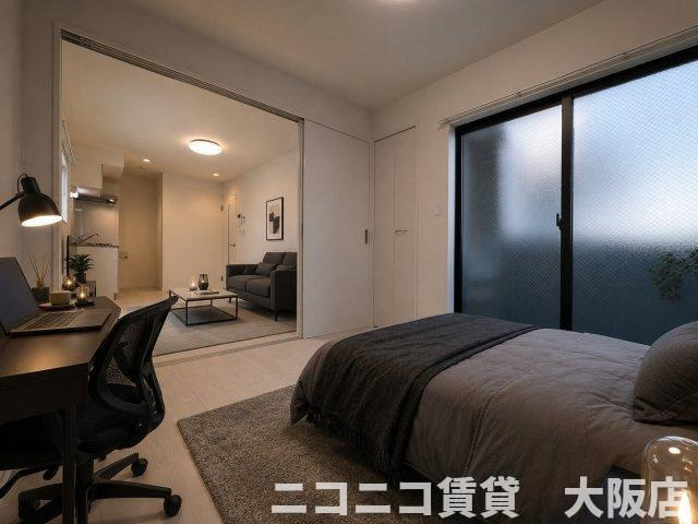 吹田市寿町２丁目のアパートの内装|CG画像です。家具家電付きではありません