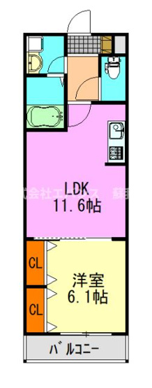 【間取り】 | ジーメゾン千葉村田町ヘルミ