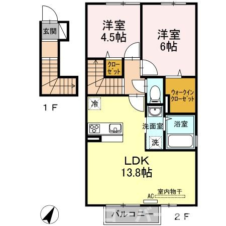 ビューメゾンの間取り