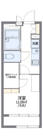 レオパレスＢＯＮＨＥＵＲ弐番館の間取り|代表的な間取のため実際の間取とは異なる場合があります