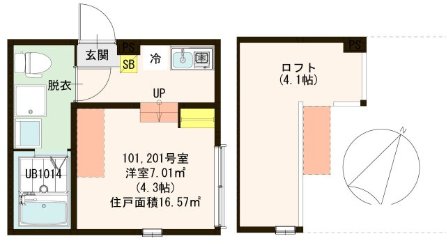 【間取り】 | ハーモニーテラス伊興Ⅲ