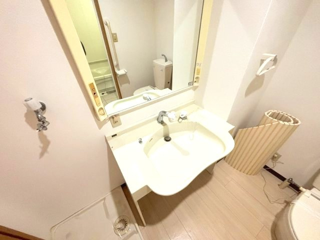 セレーノはびきのの洗面所