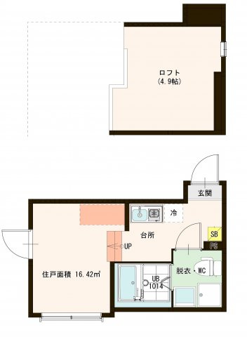 【間取り】 | オーシャンパレス・タケ