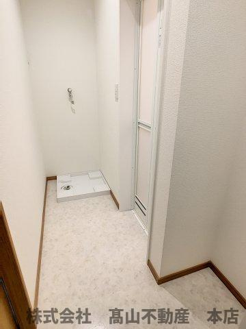 宗像市名残のアパートの玄関