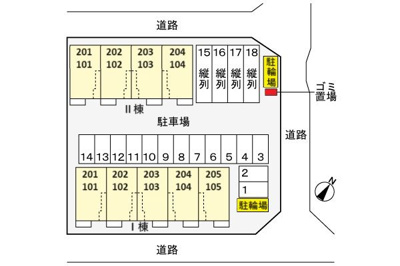 【駐車場】 | アンフィニ佐原Ｂ