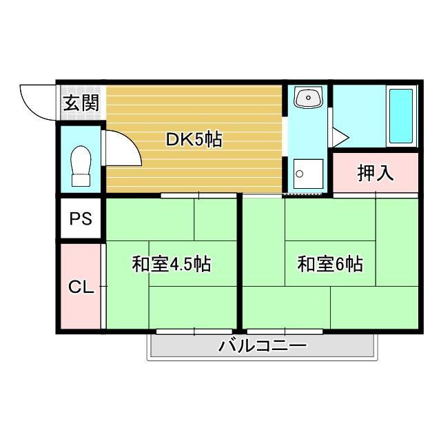 ハイツフローラの間取り