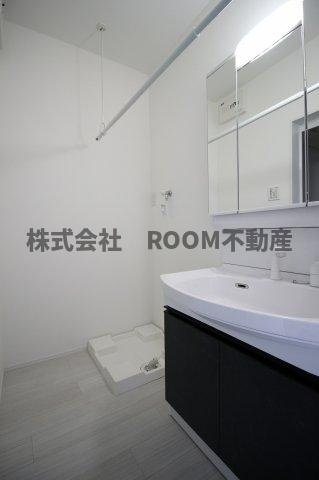 CASTELLO　Dの洗面所|コンパクトで使いやすい洗面所
