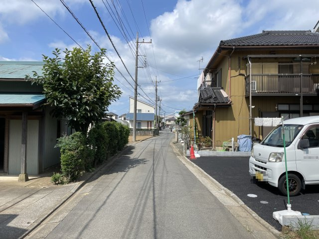 【前面道路含む現地写真】 | 白岡市篠津第7　新築戸建　全1棟　1号棟