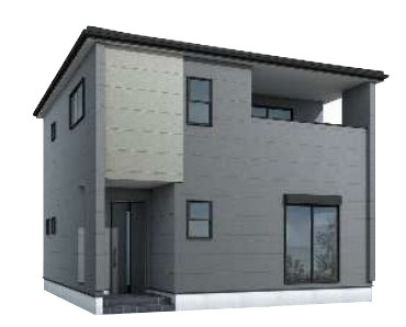 【外観パース】 | 白岡市篠津第3 Livele Garden.S　新築戸建　全1棟　1号棟 | 1号棟