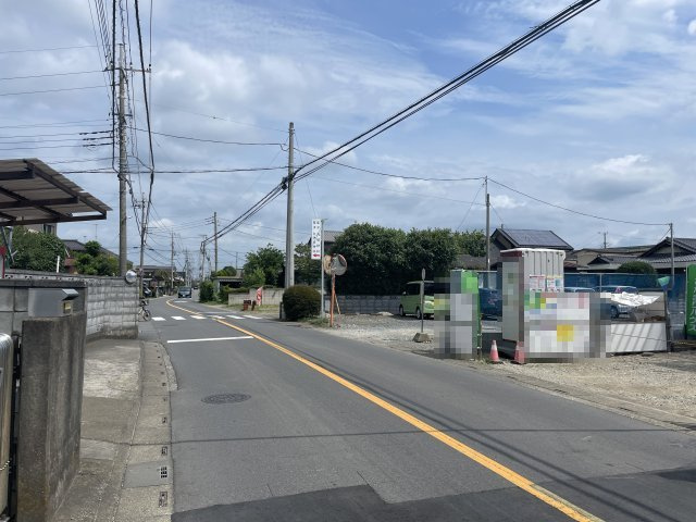 【前面道路含む現地写真】 | 白岡市篠津第3 Livele Garden.S　新築戸建　全1棟　1号棟 | 7/26撮影