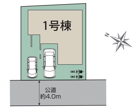 【区画図】 | 白岡〜South Avenue〜　新築戸建　全1棟　1号棟