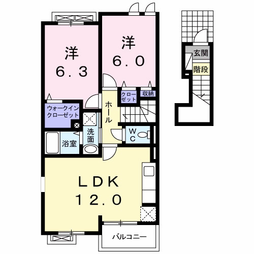 エトワールの間取り
