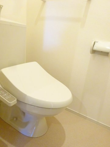 ルーベル鴨島Ｂのトイレ|落ち着いたトイレです