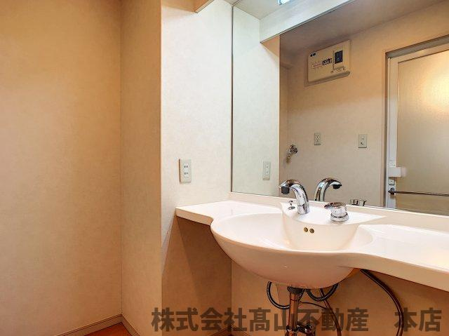 宗像市徳重の賃貸マンションの洗面所