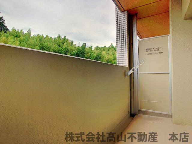 宗像市徳重の賃貸マンションのバルコニー