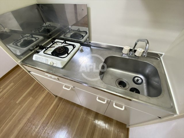 グリーンプラザ瓦町のキッチン|グリーンプラザ瓦町　1口ガスシステムキッチン