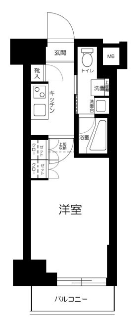 ステージファースト飯田橋アジールコートの間取り