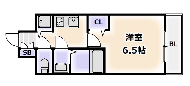 【間取り】 | プレサンスタワー難波WEST