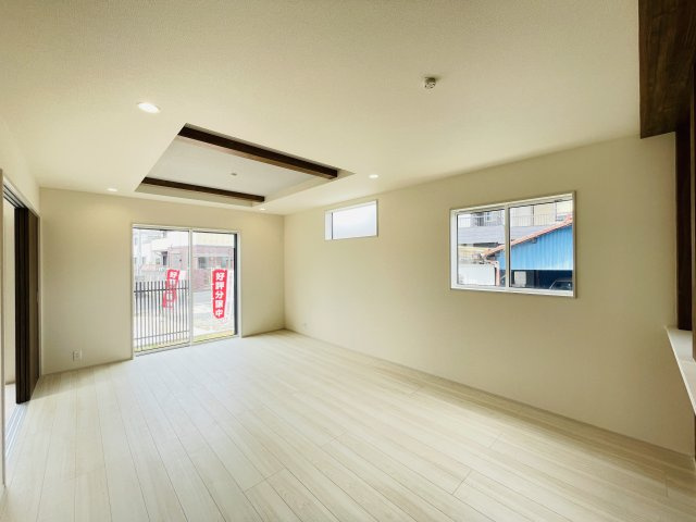 【居間・リビング】 | 白岡市小久喜　新築戸建　全1棟　1号棟