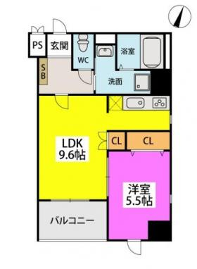 J-PLACE東町の間取り