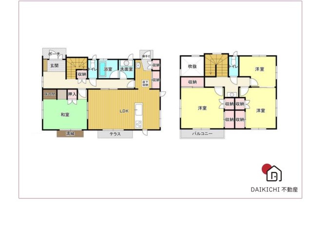 【間取り】 | 白岡市下野田　中古戸建