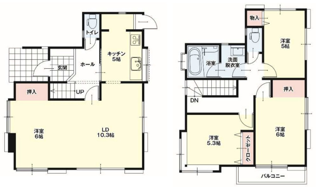 【間取り】 | 白岡市西6丁目　中古戸建