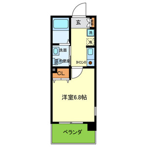 ダイドーメゾン阪神西宮駅前号の間取り