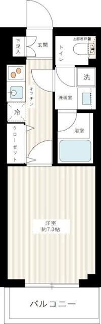 ARCOBALENO OSHIAGE EASTの間取り