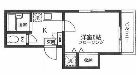 セレ早稲田の間取り|間取りです。