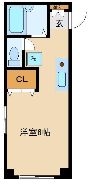 メゾンオータケの間取り|間取りです。