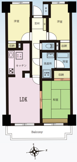 【間取り】 | ライオンズガーデン久喜壱番館　