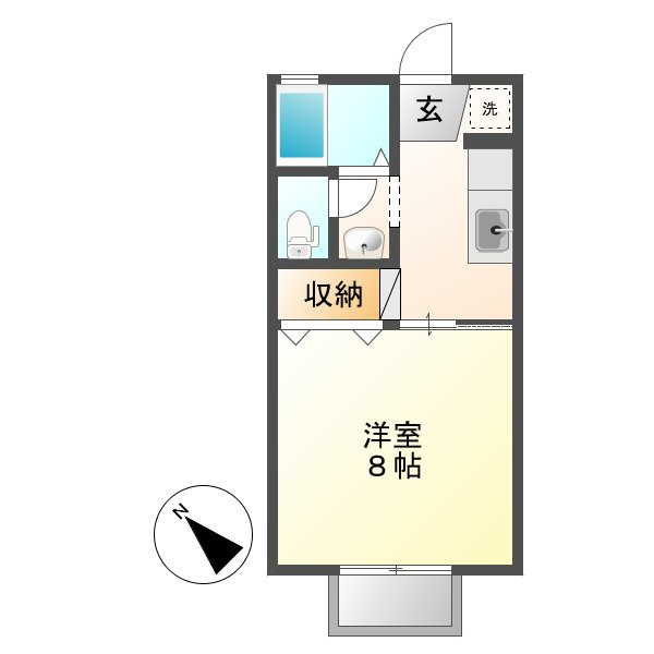 セジュール由城の間取り