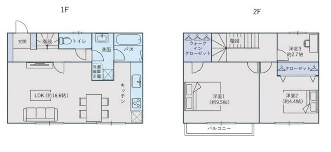 【間取り】 | 北葛飾郡杉戸町高野台西5丁目　中古戸建