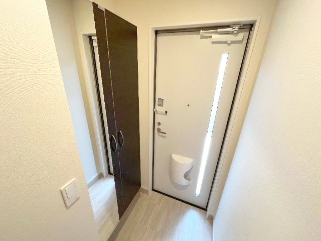 熊本市西区松尾１丁目のアパートの玄関|落ち着いた玄関です