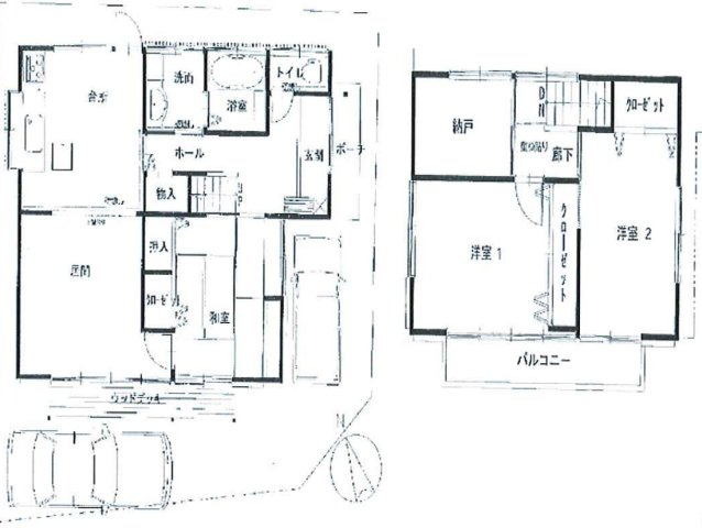 【間取り】 | 北葛飾郡杉戸町倉松4丁目　中古戸建