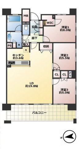 【間取り】 | レーベン東鷲宮テラス